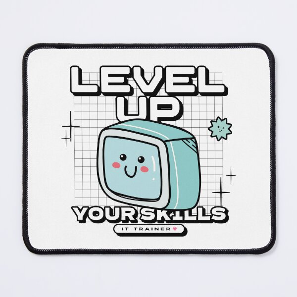 Item preview, LEVEL UP YOUR SKILLS - IT TRAINER designed and sold by MurmuringShop.