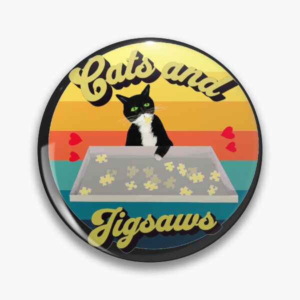 Item preview, Cats and Jigsaws I love it! designed and sold by MiowandMolly.