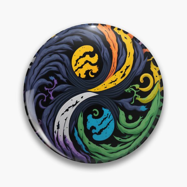 Item preview, Colourful Harmony Yin Yang| Vibrant Balance| Fluid Duality| Abstract Yin Yang| Dynamic Contrast designed and sold by RedArtG09.