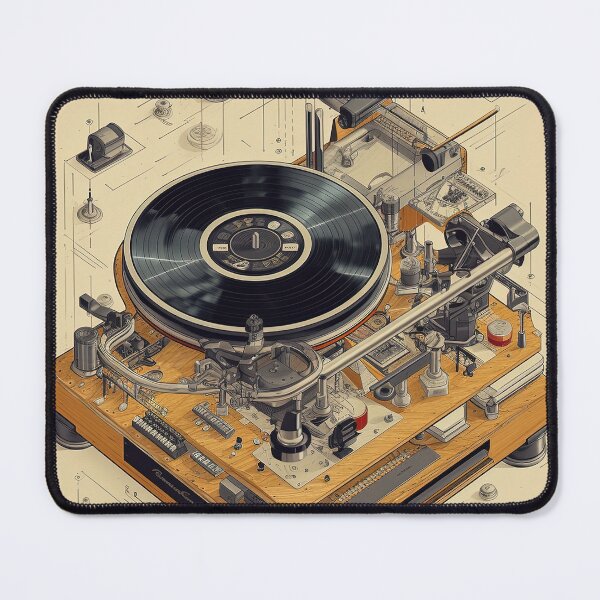 Item preview, Classic Meets Future: Exploded View of  a Record Player designed and sold by Retro Type.