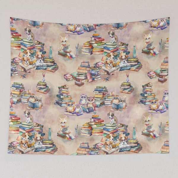 Item preview, World Book Day Watercolor Pattern designed and sold by lordyswiss.
