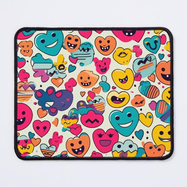Item preview, Pop Art Emoji Love Pattern designed and sold by Juuskus.