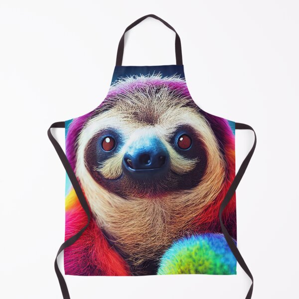 Item preview, Relaxy the colorful sloth with super powers designed and sold by Pixelboys.