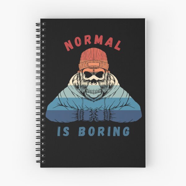 Item preview, Normal is boring designed and sold by Miki  Design.