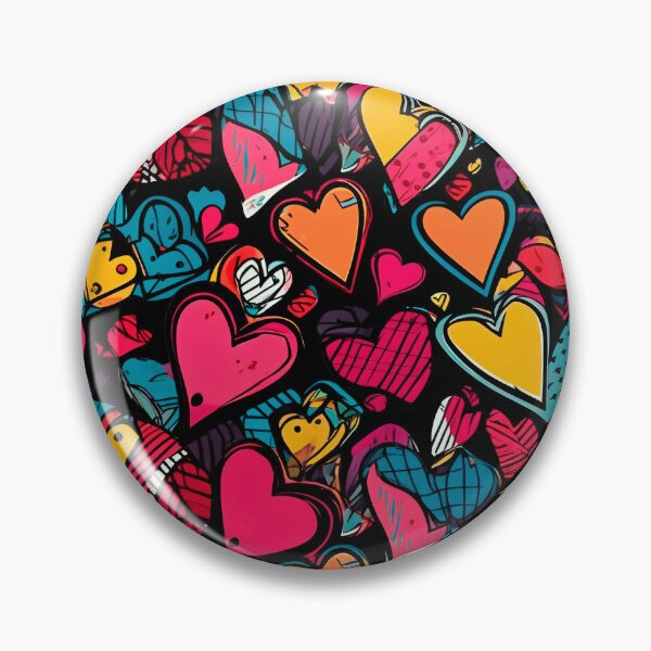 Item preview, Pop Art Love Heart Pattern designed and sold by Juuskus.