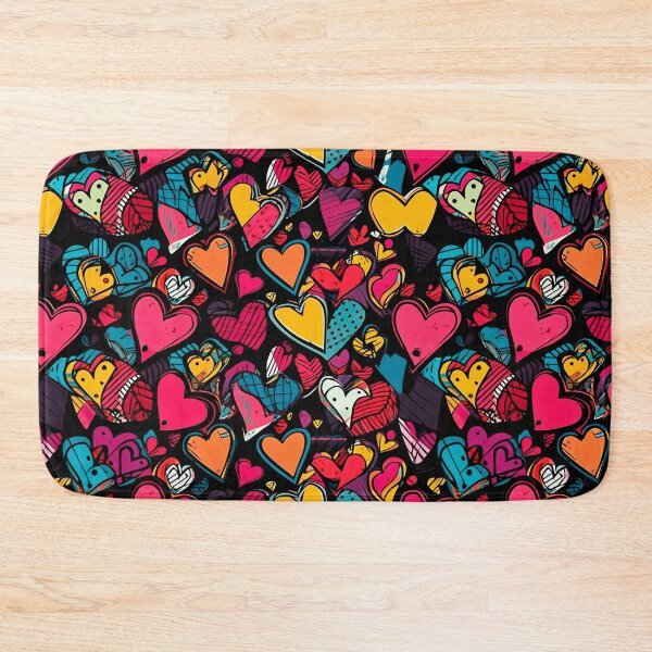 Item preview, Pop Art Love Heart Pattern designed and sold by Juuskus.