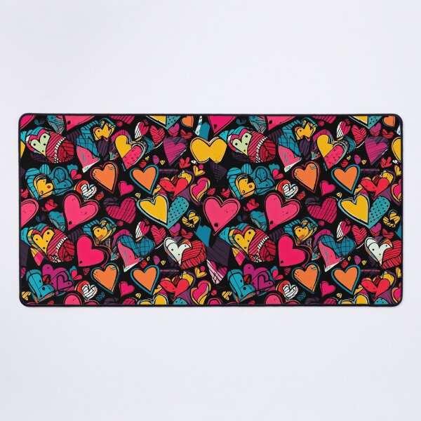 Item preview, Pop Art Love Heart Pattern designed and sold by Juuskus.