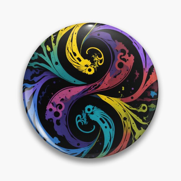 Item preview, Yin Yang| Paint Splash Design| Yin Yang T-shirt| Fluid Duality| Abstract Yin Yang| Dynamic Contrast| designed and sold by RedArtG09.