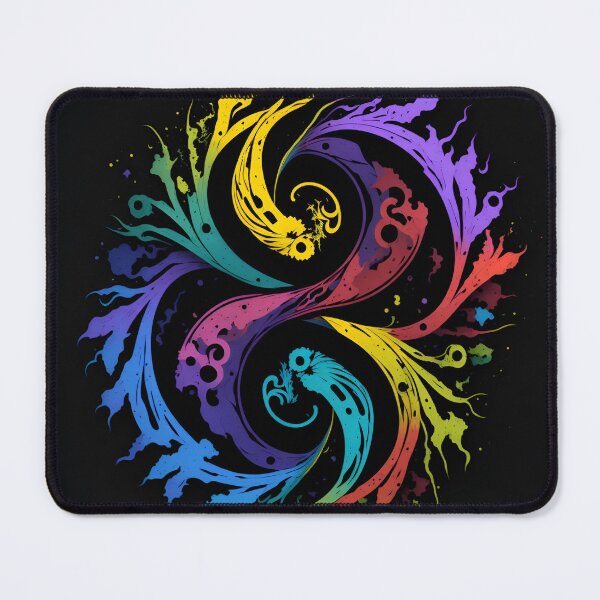 Item preview, Yin Yang| Paint Splash Design| Yin Yang T-shirt| Fluid Duality| Abstract Yin Yang| Dynamic Contrast| designed and sold by RedArtG09.