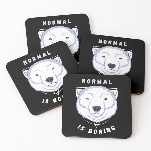 Item preview, Normal is boring designed and sold by Miki  Design.