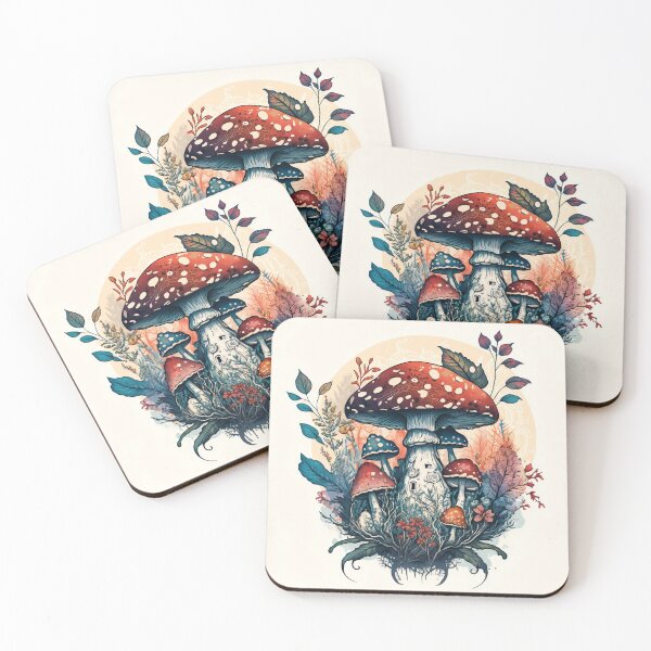 Item preview, Forest Guardian Magic Mushrooms designed and sold by Sunchildprints.