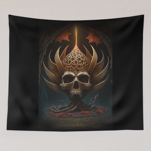 Item preview, Skull Art #9791 designed and sold by SkullsClubhouse.
