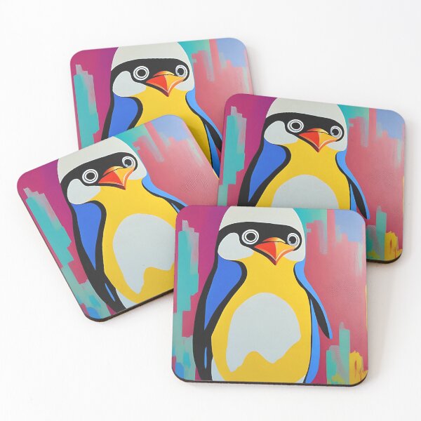Item preview, Funky Emperor Baby Penguin 1 designed and sold by GoMerchBubble.