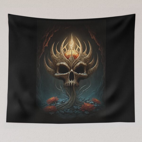 Item preview, Skull Art #9786 designed and sold by SkullsClubhouse.