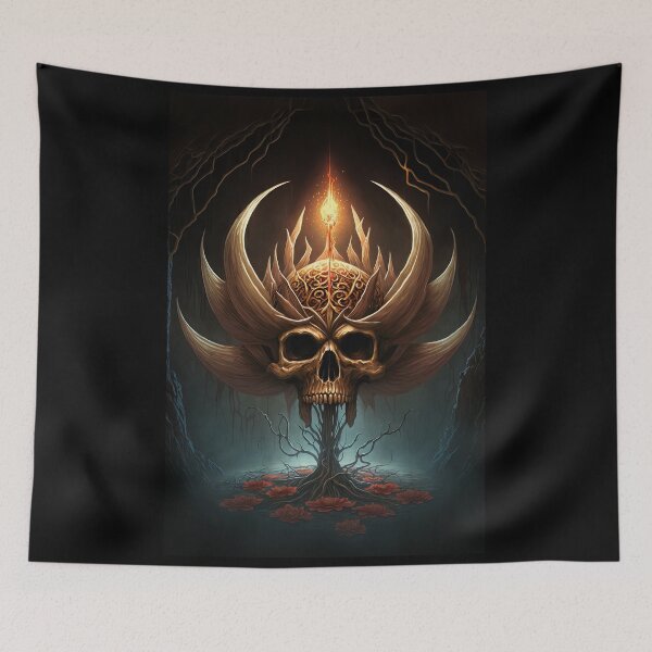 Item preview, Skull Art #9781 designed and sold by SkullsClubhouse.