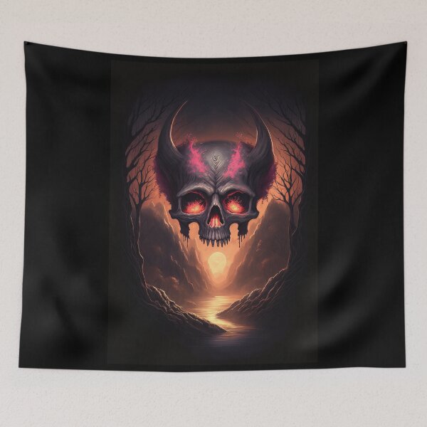 Item preview, Skull Art #9780 designed and sold by SkullsClubhouse.