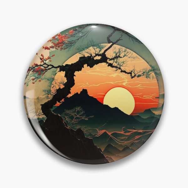 Item preview, Paysage japonais - 5 designed and sold by Harbaween.