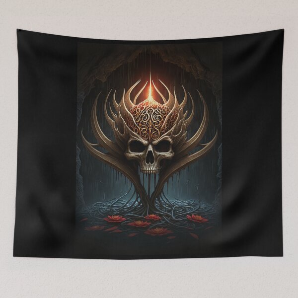 Item preview, Skull Art #9779 designed and sold by SkullsClubhouse.