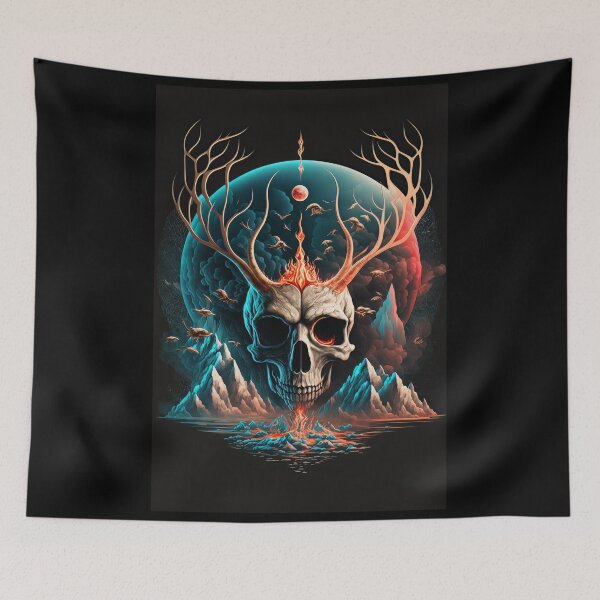 Item preview, Skull Art #9774 designed and sold by SkullsClubhouse.