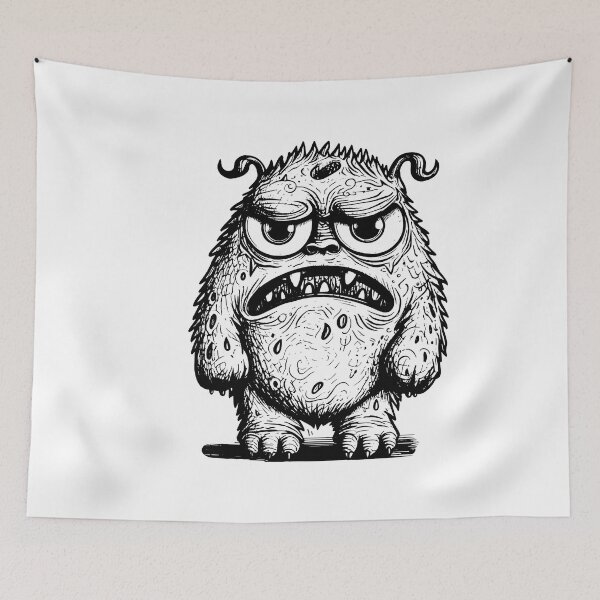 Item preview, Grumpy Monsters designed and sold by HINKYPUNK-UK.