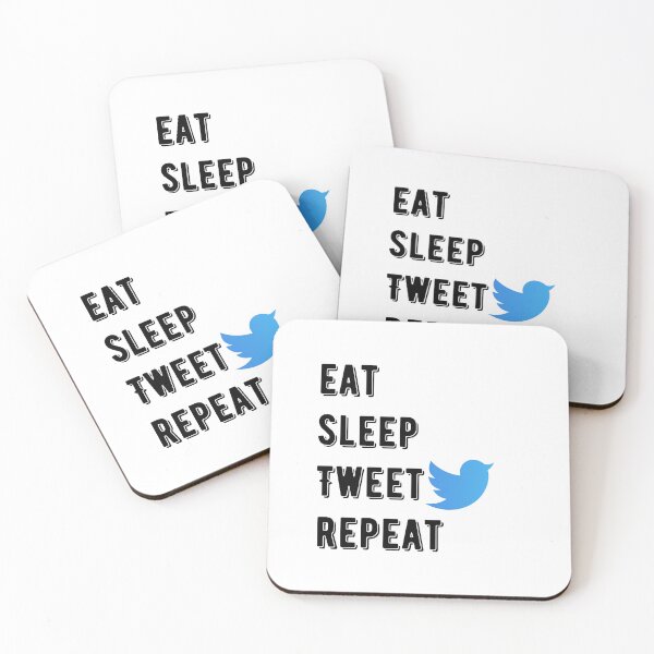 Item preview, eat sleep tweet repeat designed and sold by itsgg42.