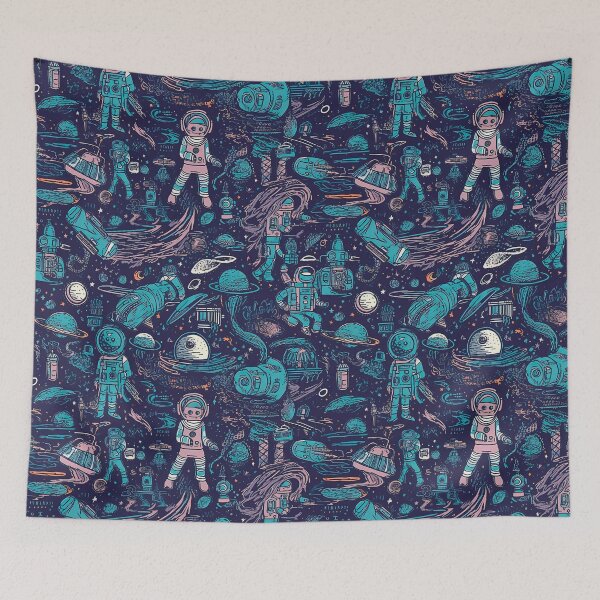 Item preview, Intergalactic Adventures Pattern Design designed and sold by Juuskus.