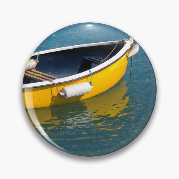 Item preview, Small Yellow Skiff  designed and sold by Dorset Girl.