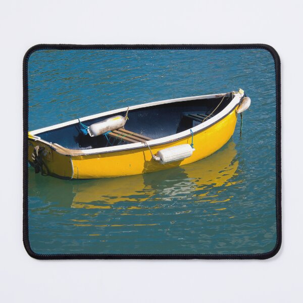 Item preview, Small Yellow Skiff  designed and sold by Dorset Girl.