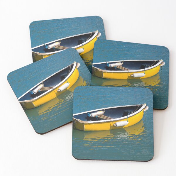 Item preview, Small Yellow Skiff  designed and sold by Dorset Girl.