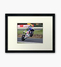 Valentino Rossi Mono 2008 Framed Print