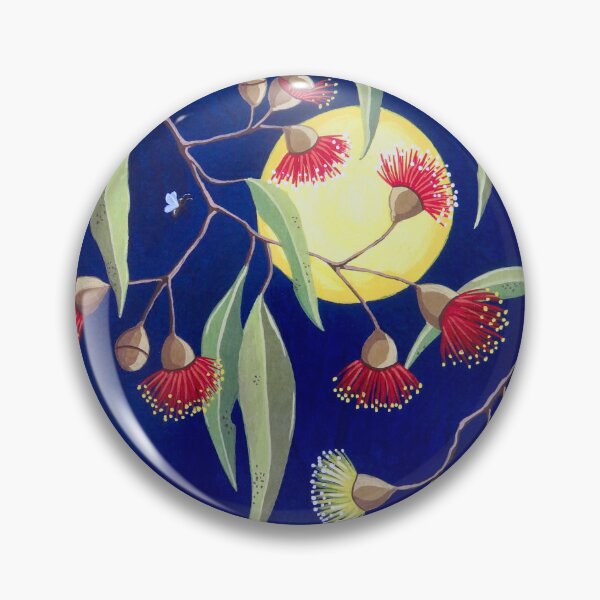 Item preview, Red and Yellow Australian Gum Blossoms designed and sold by Soozie Wray.