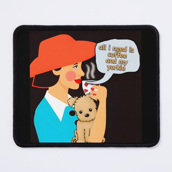 Item preview, All I need is Coffee and my Yorkie designed and sold by Michael van der Hoorn.