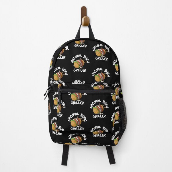 Item preview, Whimsical Natural Born Griller - Playful Cartoon Hamburger designed and sold by ElLocoMus.