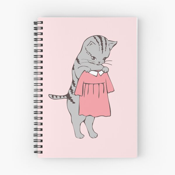 Item preview, Kitten with a Dress designed and sold by Vintage Vibes.