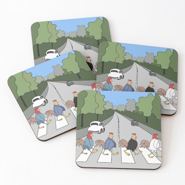 Item preview, Chickens Crossing Abbey Road designed and sold by OldWrensAlley.