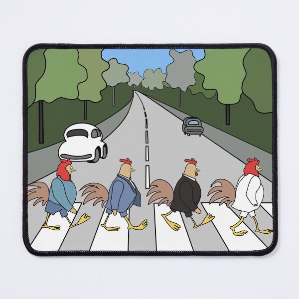Item preview, Chickens Crossing Abbey Road designed and sold by OldWrensAlley.