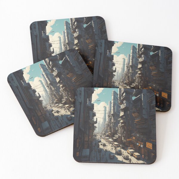Item preview, #2 Limited Cyberpunk busy street  designed and sold by shadowartsss.