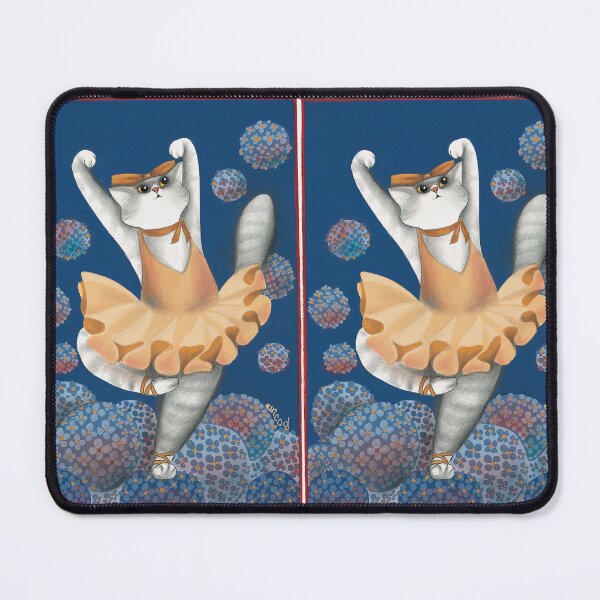 Item preview, An artistic dancer cat, for cat lovers designed and sold by gatteria.