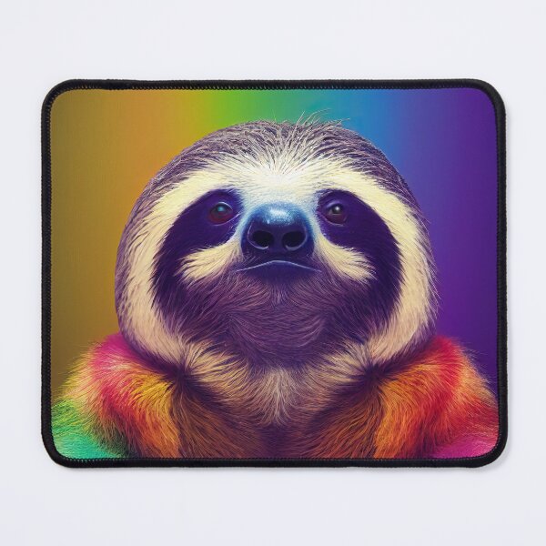 Item preview, Chilli Willy, the relaxed colorful lazy sloth designed and sold by Pixelboys.