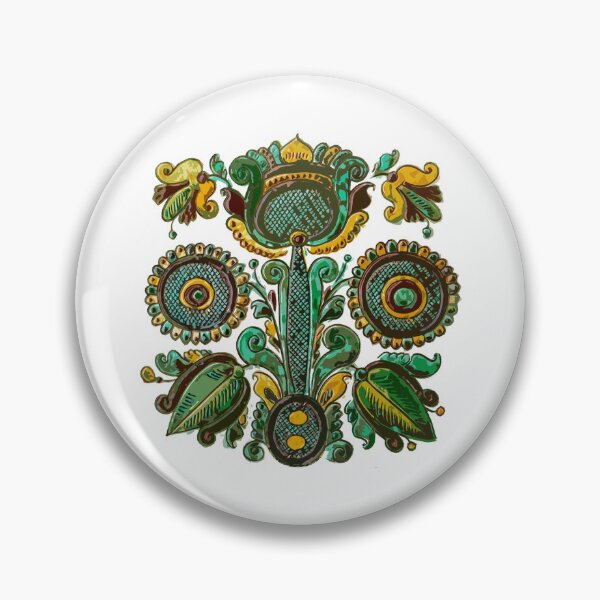 Item preview, Traditional Ukraine folk flowers decor designed and sold by Gogodzy.