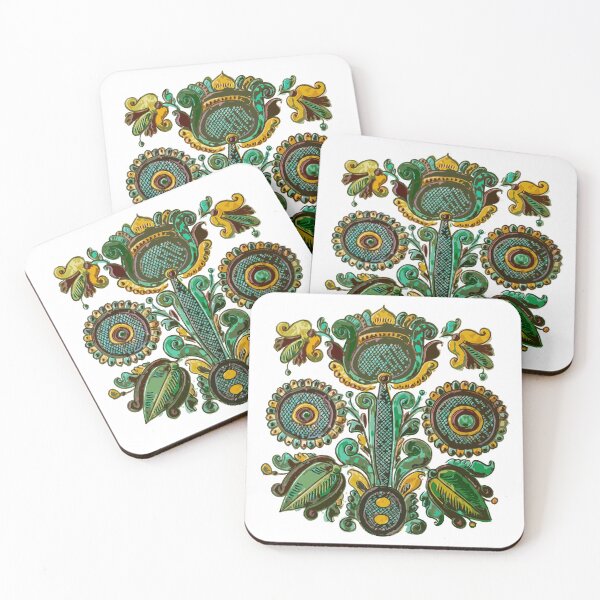 Item preview, Traditional Ukraine folk flowers decor designed and sold by Gogodzy.
