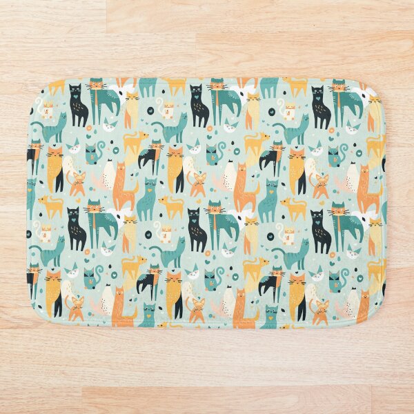 Item preview, Picaso-esque Geometric Cat Pattern designed and sold by Lucy Cooper.
