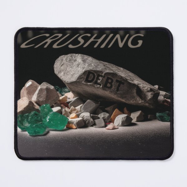 Item preview, Crushing Debt - Keep up the hard work designed and sold by shakespeare1212.