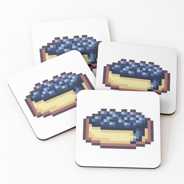 Item preview, Blueberry Cheese Cake Pixel Art designed and sold by Pixelification.