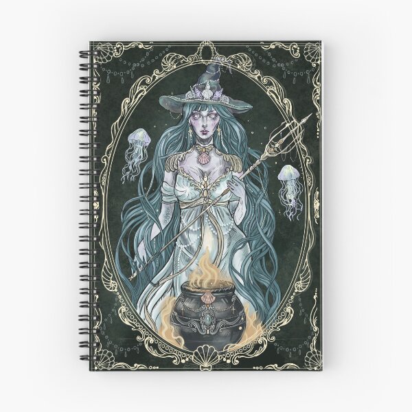 Item preview, Sea Witch Illustration designed and sold by CharlotteGanz.