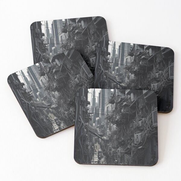 Item preview, #6 Limited Cyberpunk quiet street designed and sold by shadowartsss.