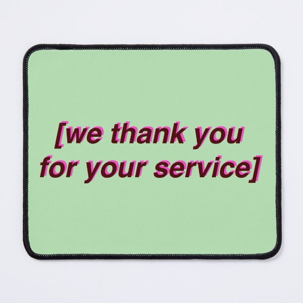 Item preview, Heartstopper We Thank You For Your Service designed and sold by SentABear.