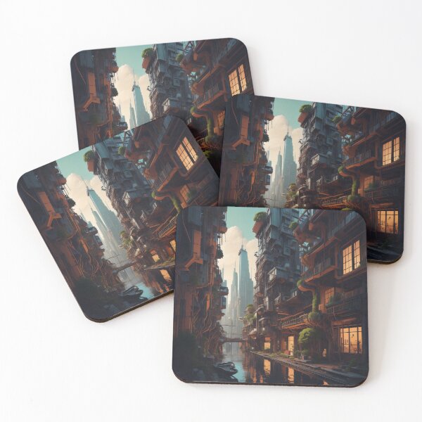 Item preview, #7 Limited Cyberpunk mysterious green street designed and sold by shadowartsss.