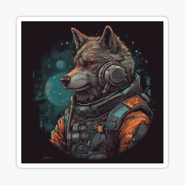 Aperçu de l'œuvre Loup de l'espace - 001 créée et vendue par agu-photos.