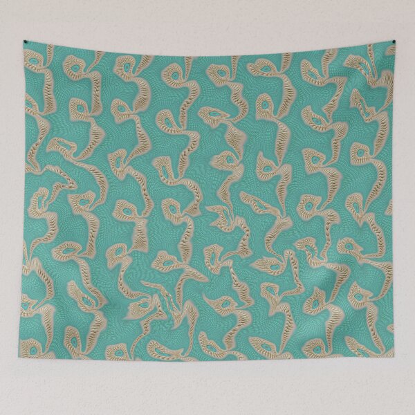 Item preview, Helix Fractals - Mint Color designed and sold by shakespeare1212.